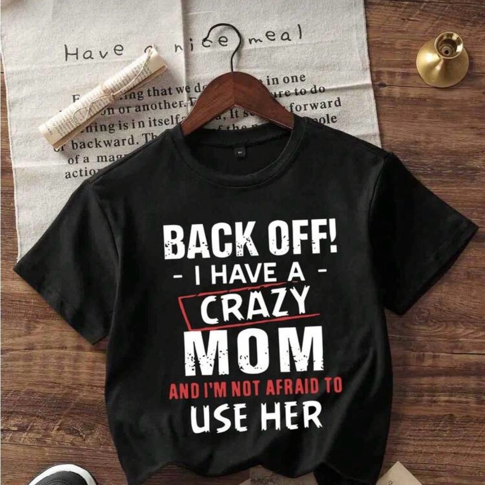 Black Graphic Kids T-Shirt